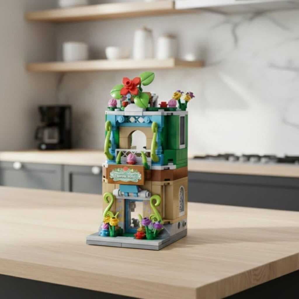 P657037 ÇİÇEK DÜKKANI 280 PARÇA BLOCK OYUNCAK