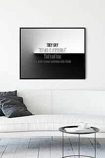 (10834) Doig othig Eğleceli Mizahi Çerçeveli Tablo (40x50cm)