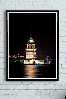 (11669) Istabul Kız Kulesi Mazara Çerçeveli Tablo 2 (40x50cm)