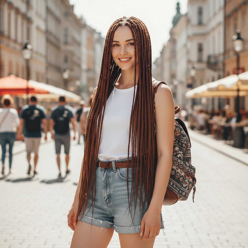 Afrika Örgüsü Ve Rasta İçin Sentetik Saç / Kumral