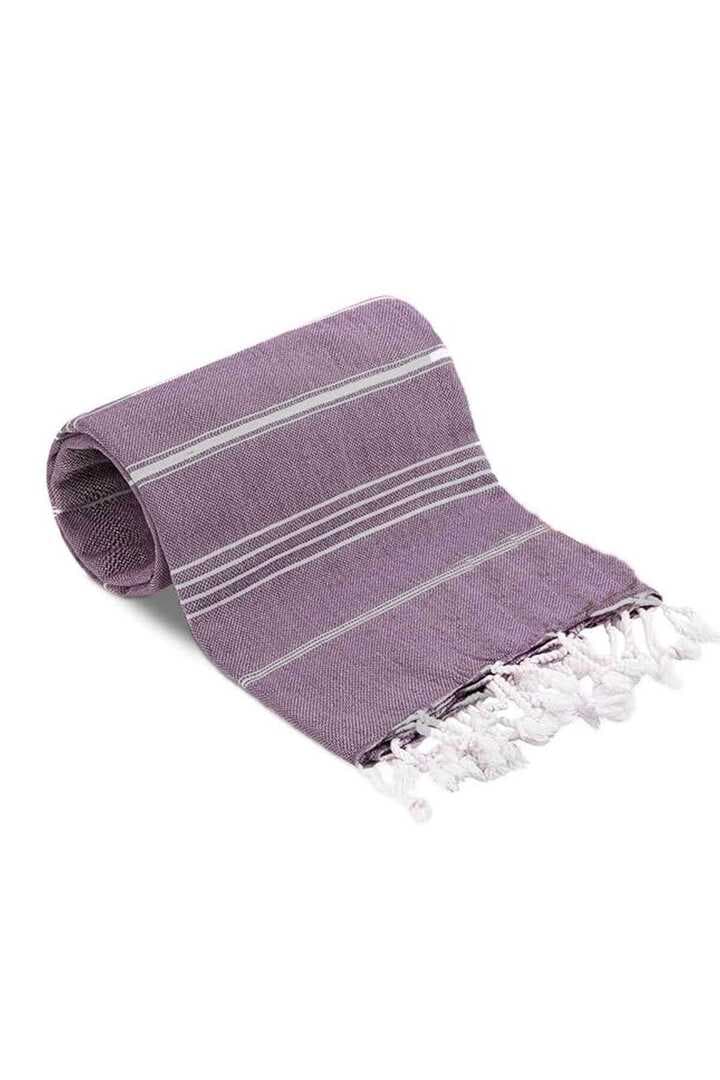 Summer Wind Soft %100 Pamuk Peştemal 100x180 cm Mor