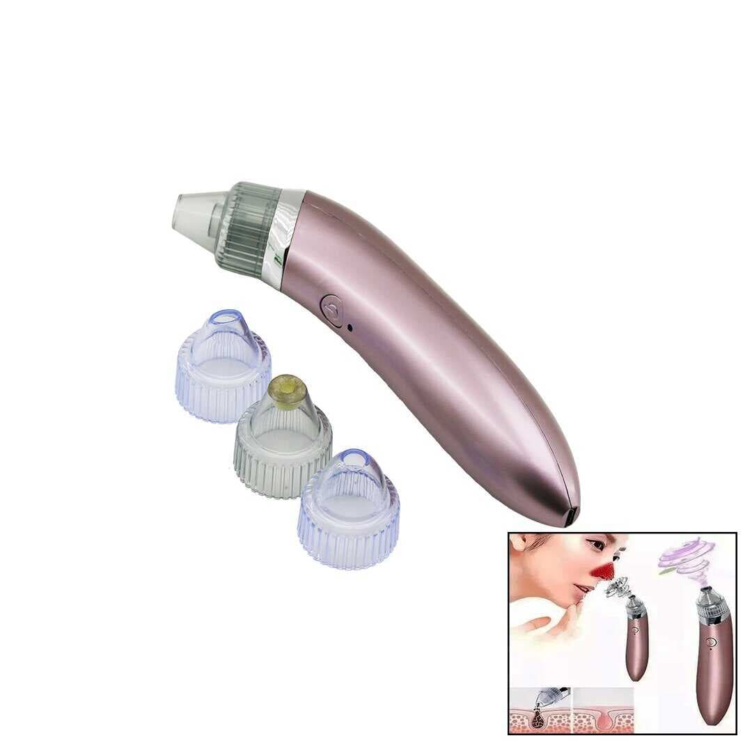 CİLT BAKIM ALETİ VAKUMAKNE GÖZENEK TEMİZLEME - SİVİLCE ÇIKARMAUSB ŞARJ- 4BAŞLIK (5430)