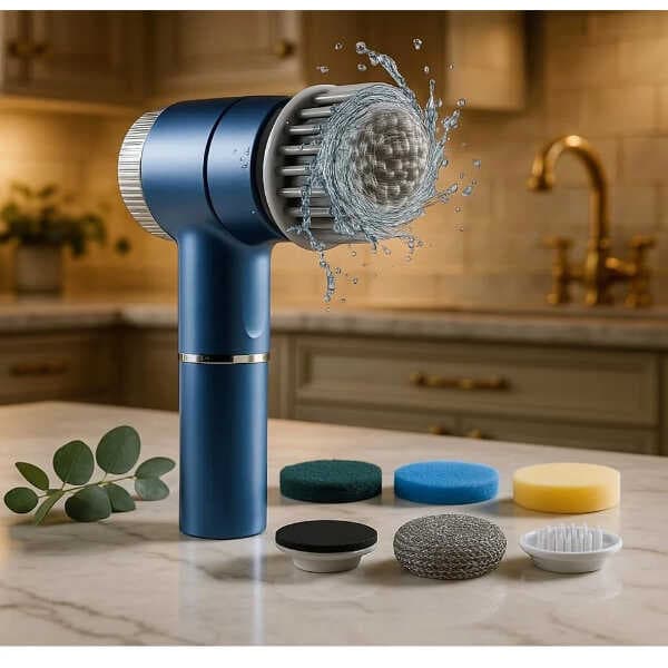 Profesyonel 5’i 1 Arada Şarjlı Temizlik Fırçası