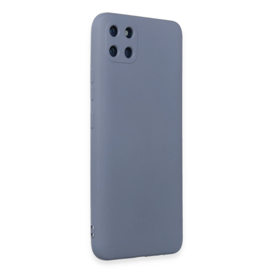 Realme C11 Kılıf Nano İçi Kadife Silikon - Gri