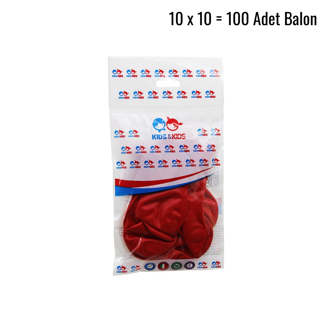 KIRMIZI 100PCS BALON G-90A (5430)
