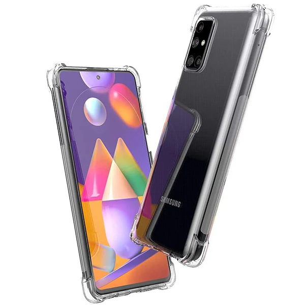 Ally SM Galaxy M31 Anti-Drop Darbe Emici Silikon kılıf Shockproof kılıf-(5775)