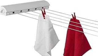 Geras Beyaz Çamaşır Askısı M-B23-01