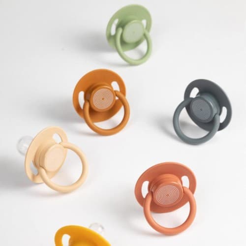 Wee Baby Cool Yuvarlak Uçlu Silikon Emzik No:1 0-6 Ay Gri