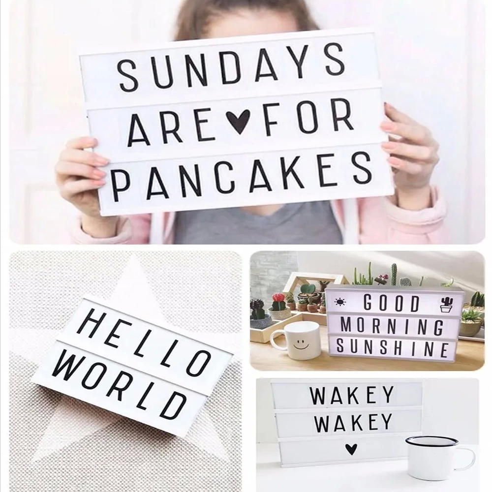 A4 Led Işıklı Yazı Panosu Lightbox