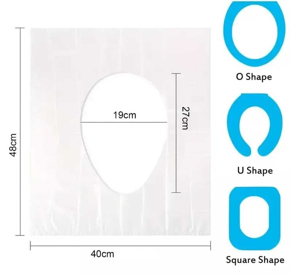Nessiworld Hijyenik Tek Kullanımlık Klozet Kapağı Poşeti 50 Adet POŞETLİ