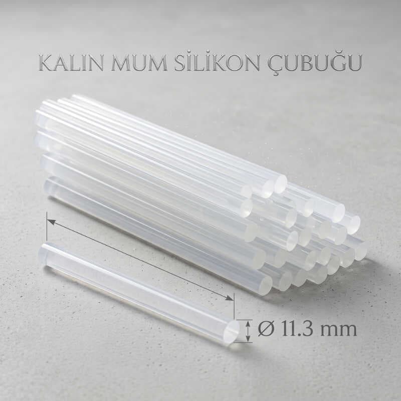 Kalın Mum Silikon Çubuğu - 11.3 mm - 1 Kilogram