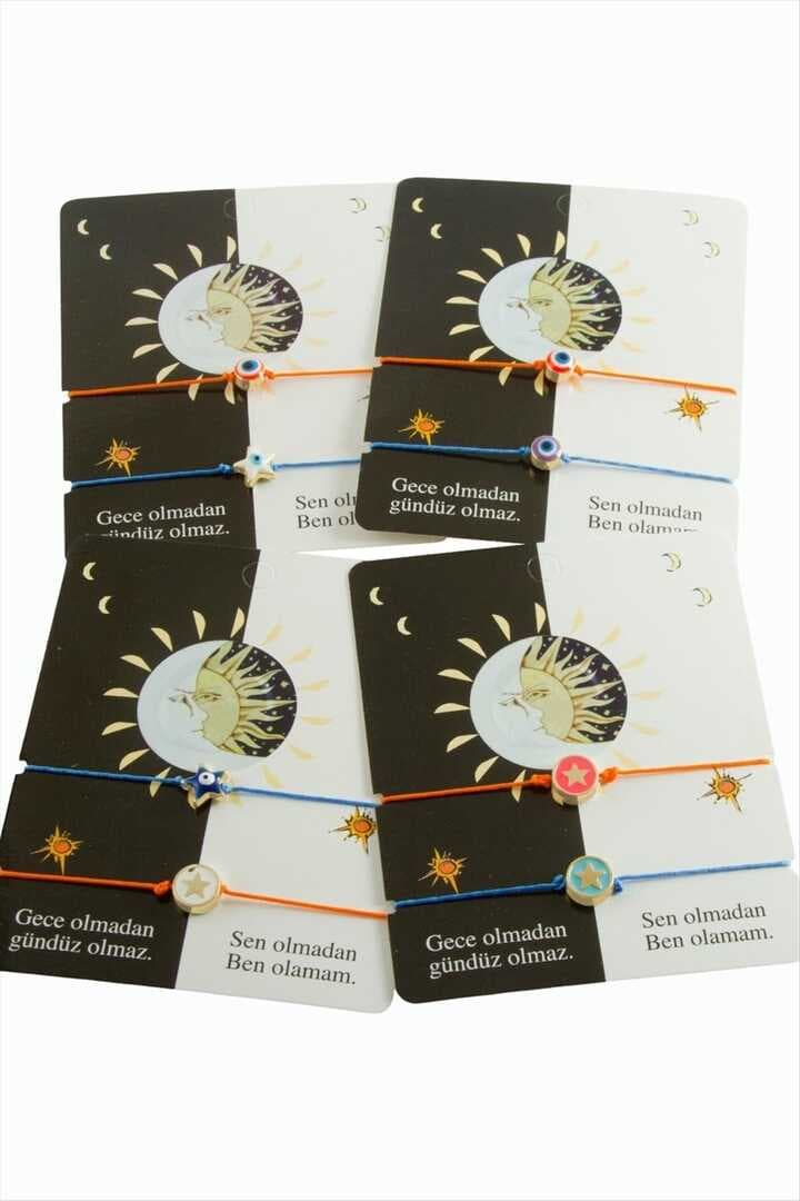 Yıldız Nazar İp Bileklik 2 Adet