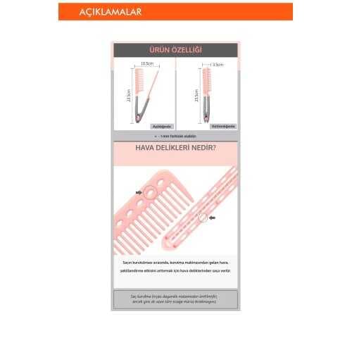 Saçlara Hacim Veren Kolay Şekillendirme Fırçası