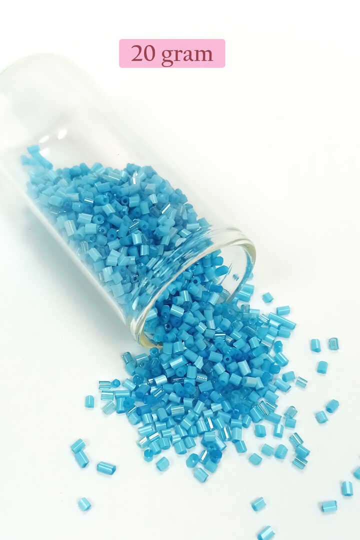 Kesme Cam Boncuk 2mm - 4 Renk - Toplam 80 Gram - BNC443