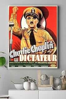 (15688) The Great Dictator-büyük Diktatör Film Afişi Kavas Tablo 21 x 30
