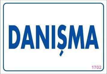 Danışma Uyarı Levhası 17,5x25 KOD:1702