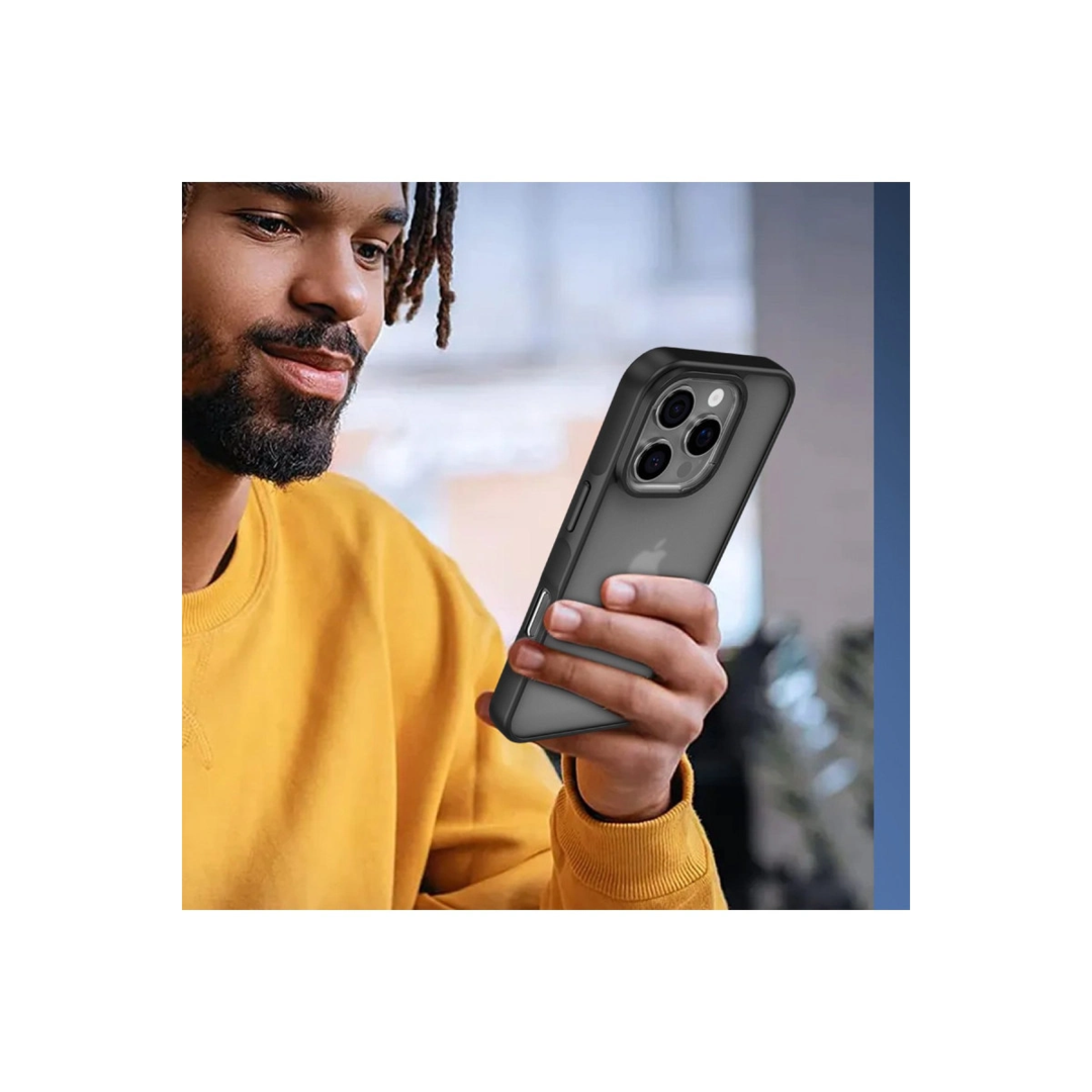 Apple İphone 16 Pro Kılıf Elegant Kapak - Siyah