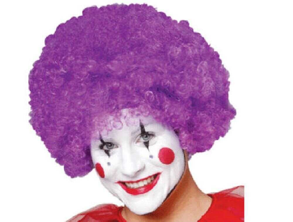 Kabarık Bonus Peruk Saç - Mor (477477)