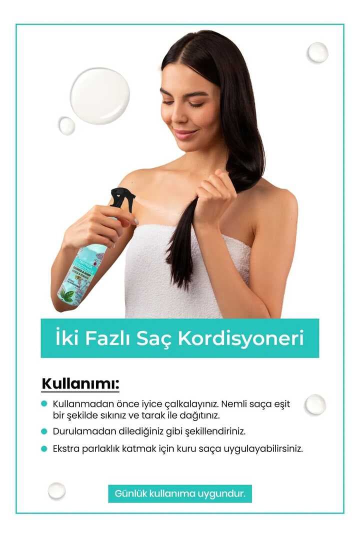 Çift Fazlı Kinoa & Kenevir Kondisyoner Fön Suyu 400 ML - mrfs