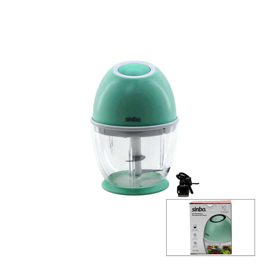 ŞARJLI MİNİ DOĞRAYICI BLENDER 450ML SHB-7503 (5430)