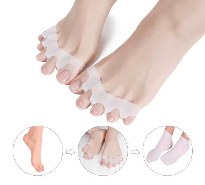 Nessiworld 5 Parmak Ayıran Geçmeli Makara Beyaz Renk