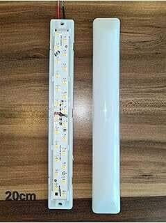 UİKOM 50'li Paket 24v Tete Led Aydılatma Armatür 20cm-düz Taba -beyaz Işık(6500K)