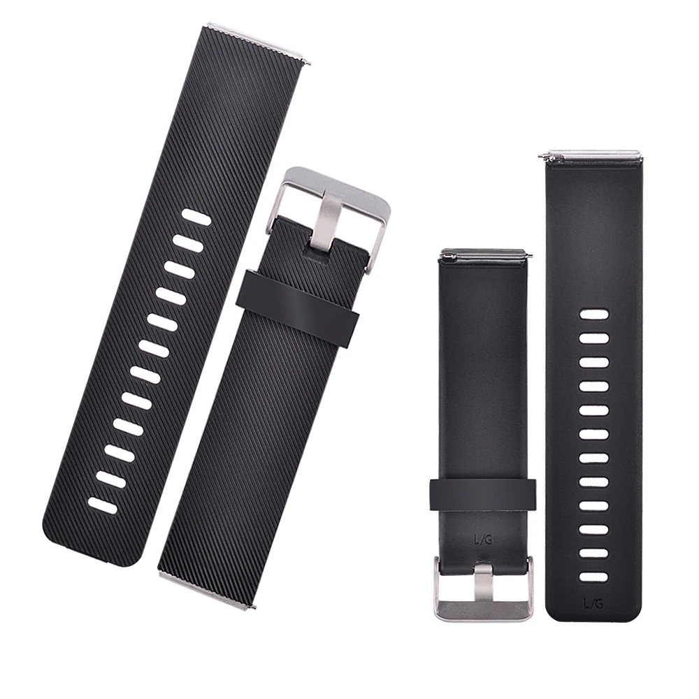 22MM Gear S3 Watch 4 46mm GT2 46MM  Silikon Kayış-(5775)