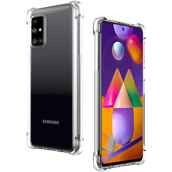Ally SM Galaxy M31 Anti-Drop Darbe Emici Silikon kılıf Shockproof kılıf-(5775)