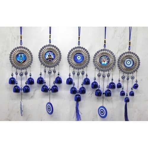 Metal Nazar Boncuğu Çan Model 9