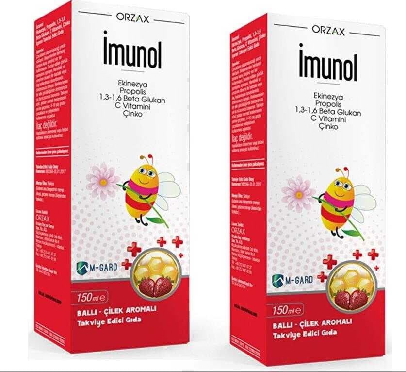 Orzax Imunol Şurup 150 ML X 2 ADET