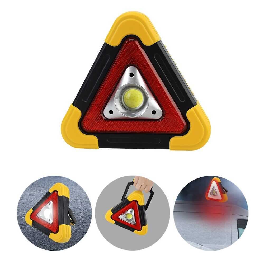 500 LUMEN SOLAR ŞARJLI ÇOK FONKSİYONLU REFLEKTÖR IŞIKLI İKAZ LAMBASI (4767)