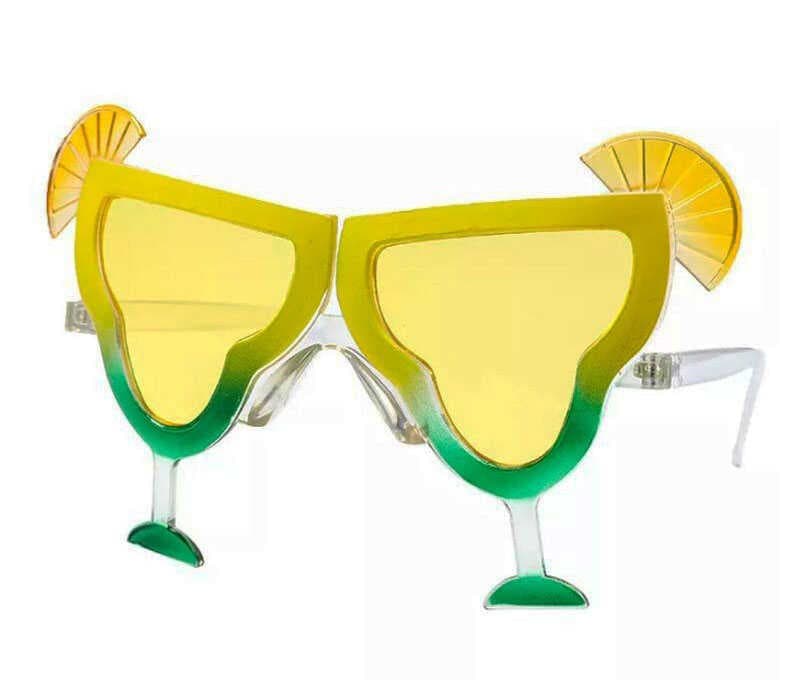 Margarita Parti Gözlüğü Sarı Renk 16x8 cm (5430)