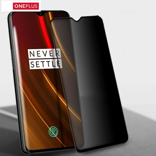 Oneplus 7 3D Full Privacy Gizlilik Tempered Cam Ekran Koruyucu-(5775)