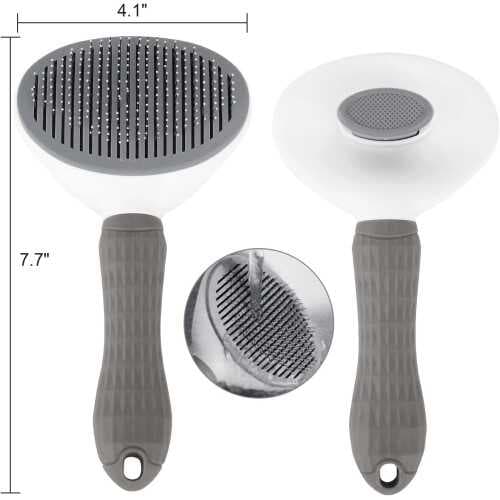 Tüy Toplayıcı Kendi Kendini Temizleyen Evcil Hayvan Tarağı