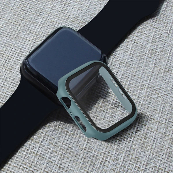 Ally Apple Watch 6-5 4 44mm 360 Derece Koruma Kılıf+Kırılmaz Cam-(5775)