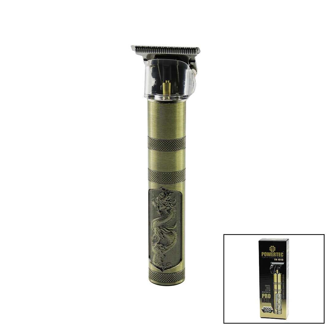 KOMPLE METAL USB ŞARJ ENSE ÇİZİM - SAÇ SAKAL KESME TRAŞ MAKİNE  T BIÇAK - 5PCS RENKLİ TARAK  TR-1010 (4767)