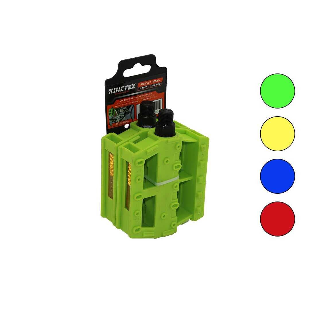 2PCS   BÜYÜK=9.8X8.4CM  BİSİKLET PEDALI  YAN REFLEKTÖRLÜ (5430)