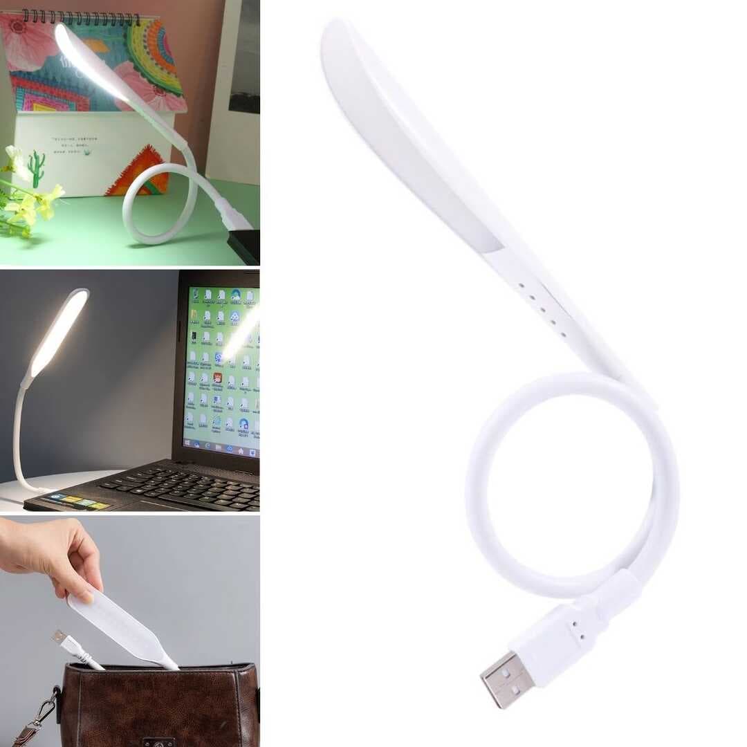 USB Girişli 14 Ledli 3 Kademeli Dokunmatik Masa/Kitap Okuma Lambası Ledi Beyaz (5430)