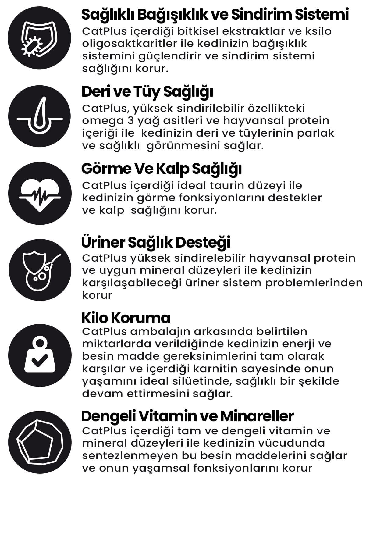 CatPlus Tavuklu Hamsili Yavru Kedi Maması 1,5 Kg x 2 Adet