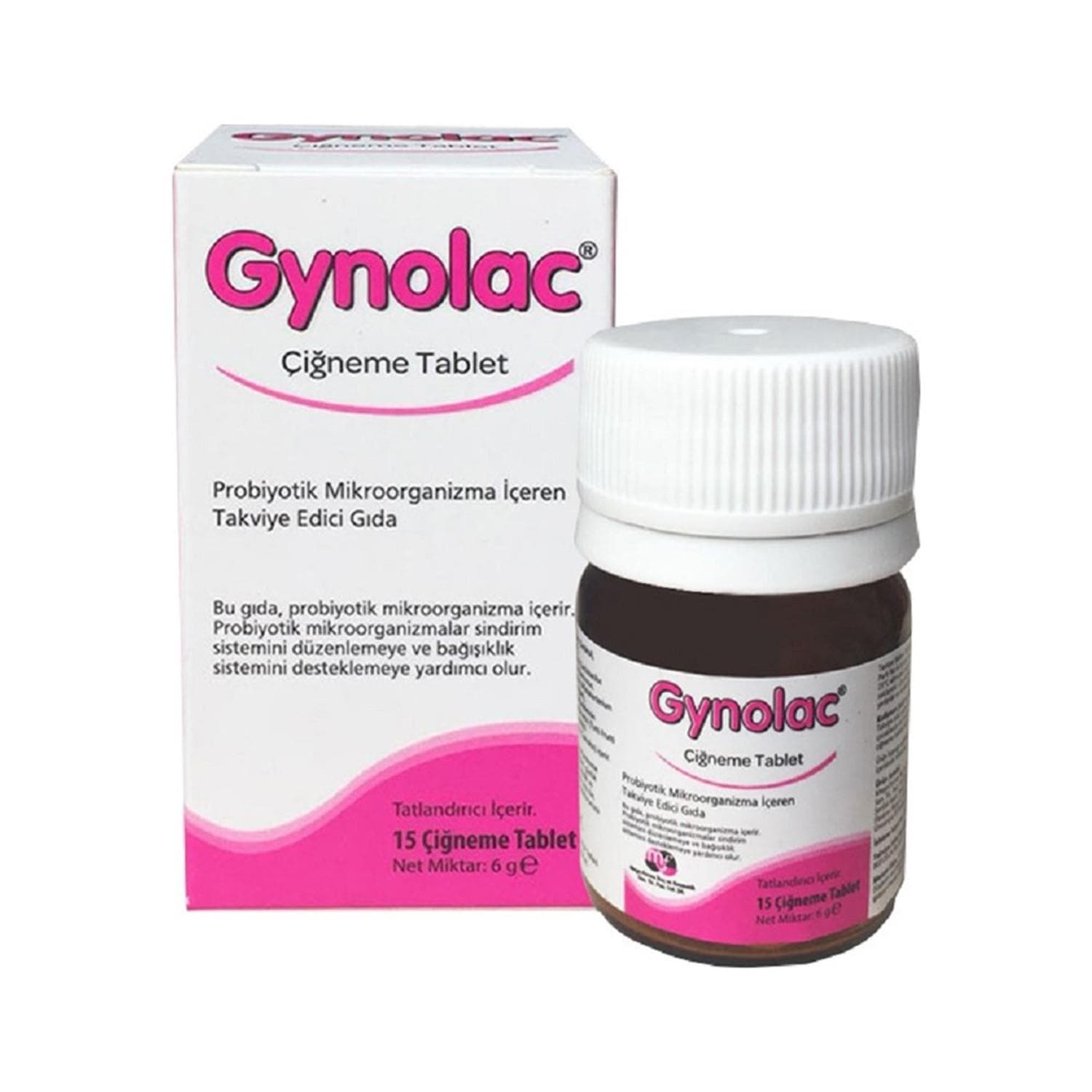 Gynolac Probiyotik 15 Ciğneme Tablet