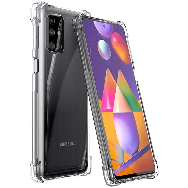 Ally SM Galaxy M31 Anti-Drop Darbe Emici Silikon kılıf Shockproof kılıf-(5775)