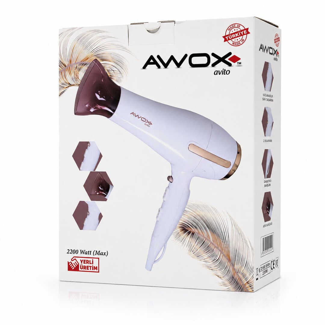 BEYAZ AVİTO SAÇ KURUTMA MAKİNESİ 2200W 1407 (5430)