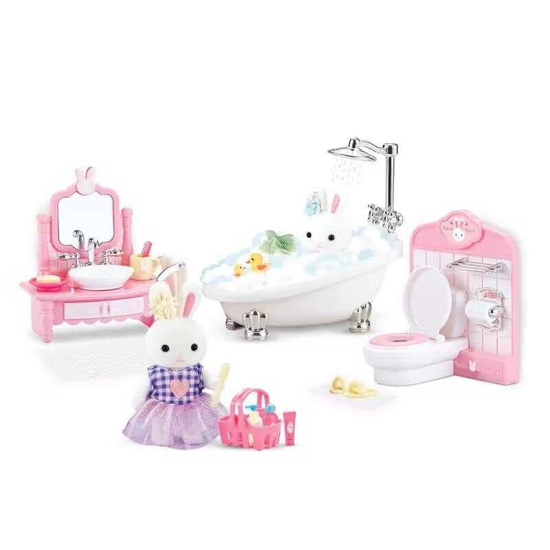 BY DREAMY MİNİ TAVŞAN BÜYÜK BANYO OYUN SETİ-MGA