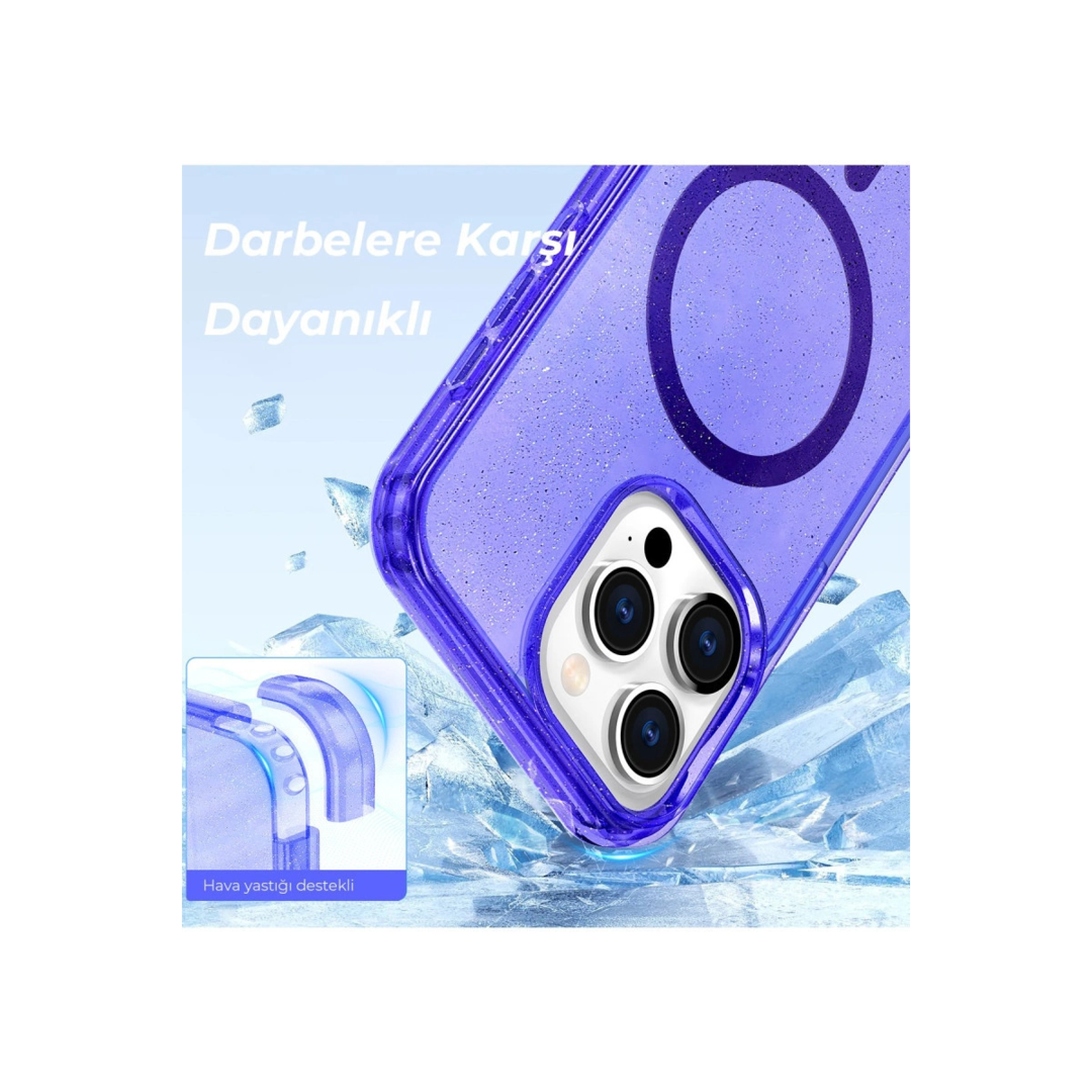 Apple İphone 14 Pro Kılıf  Magsafe Kapak - Siyah