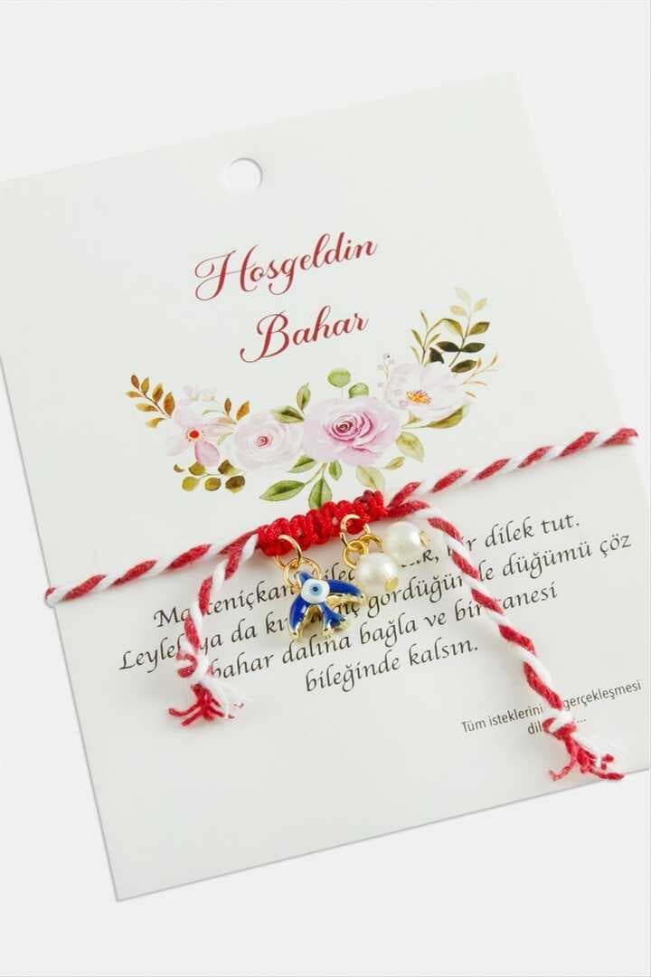 Kırlangıç İnci Marteniçka Makrome İp Bileklik