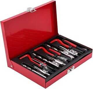 Valkyrie 88 Parça Diş Açma Helicoil Vida Tamir Oarım Seti M6 M8 M10 Profesyoel 1. Kalite