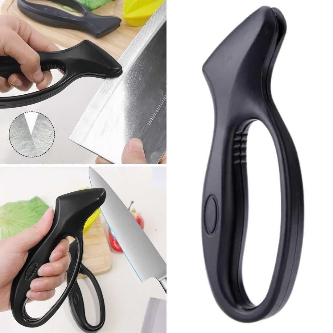 Kolay Tutuş Saplı Paslanmaz Çelik Manuel Bıçak Bileme Aleti (5430)