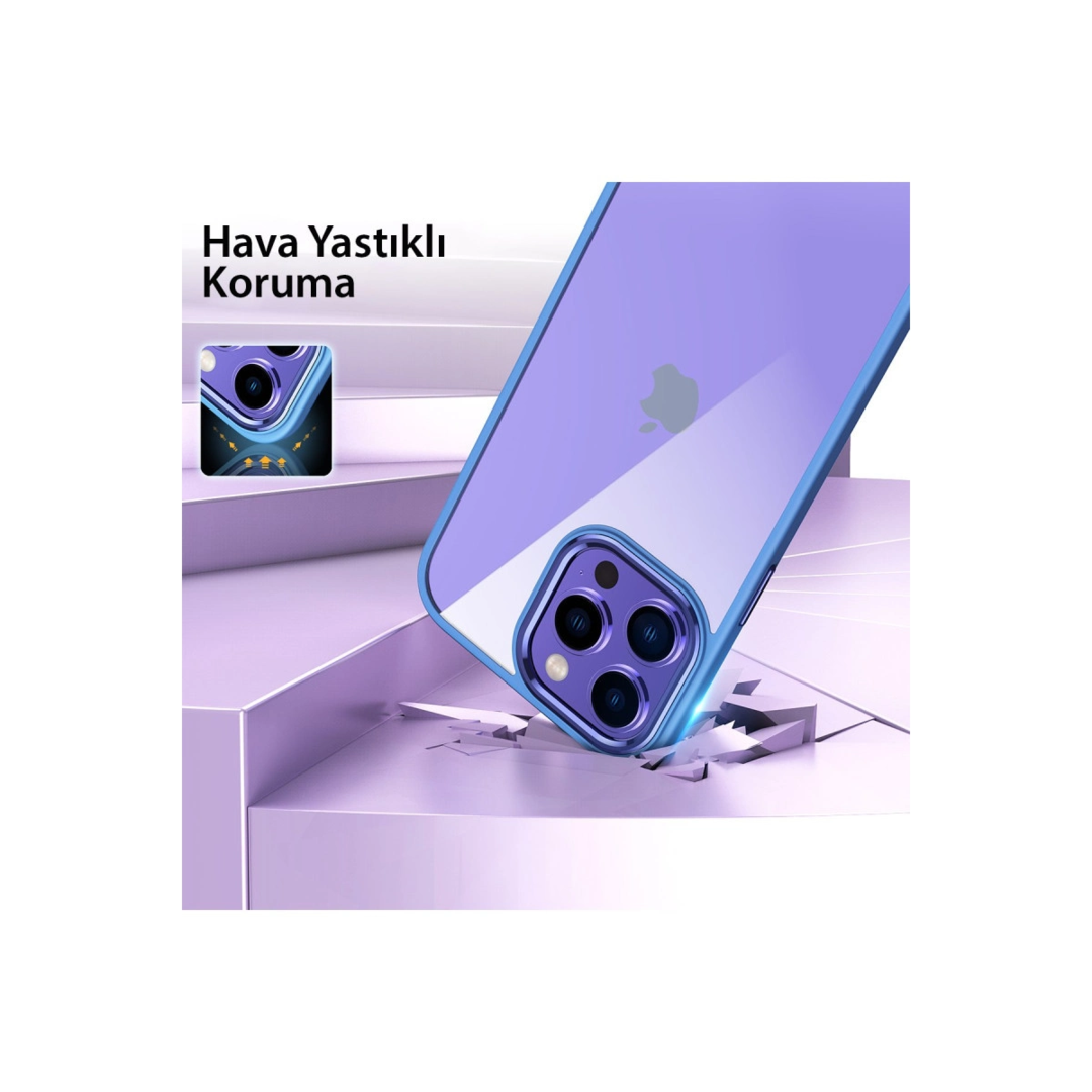 Apple İphone 13 Pro Max Kılıf Power Silikon - Lila