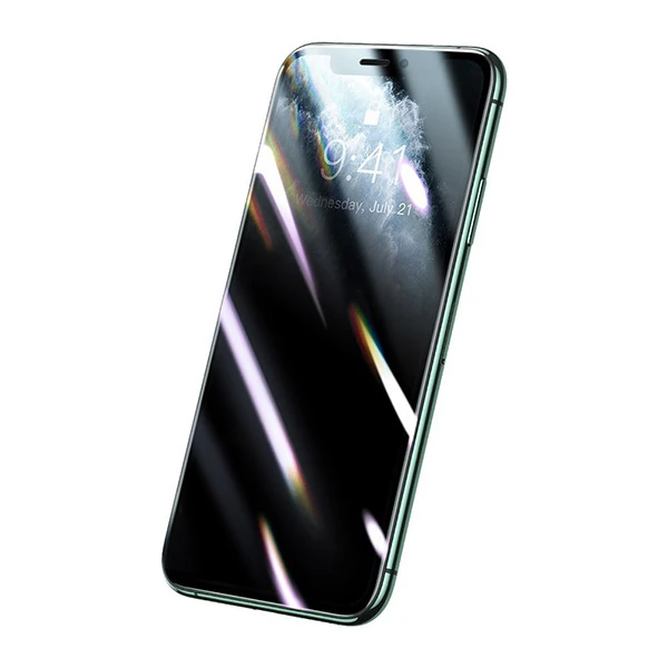 Baseus 0.25mm İPhone 11 3D Curved  Privacy Gizlili Cam Ekran Koruyucu-(5775)