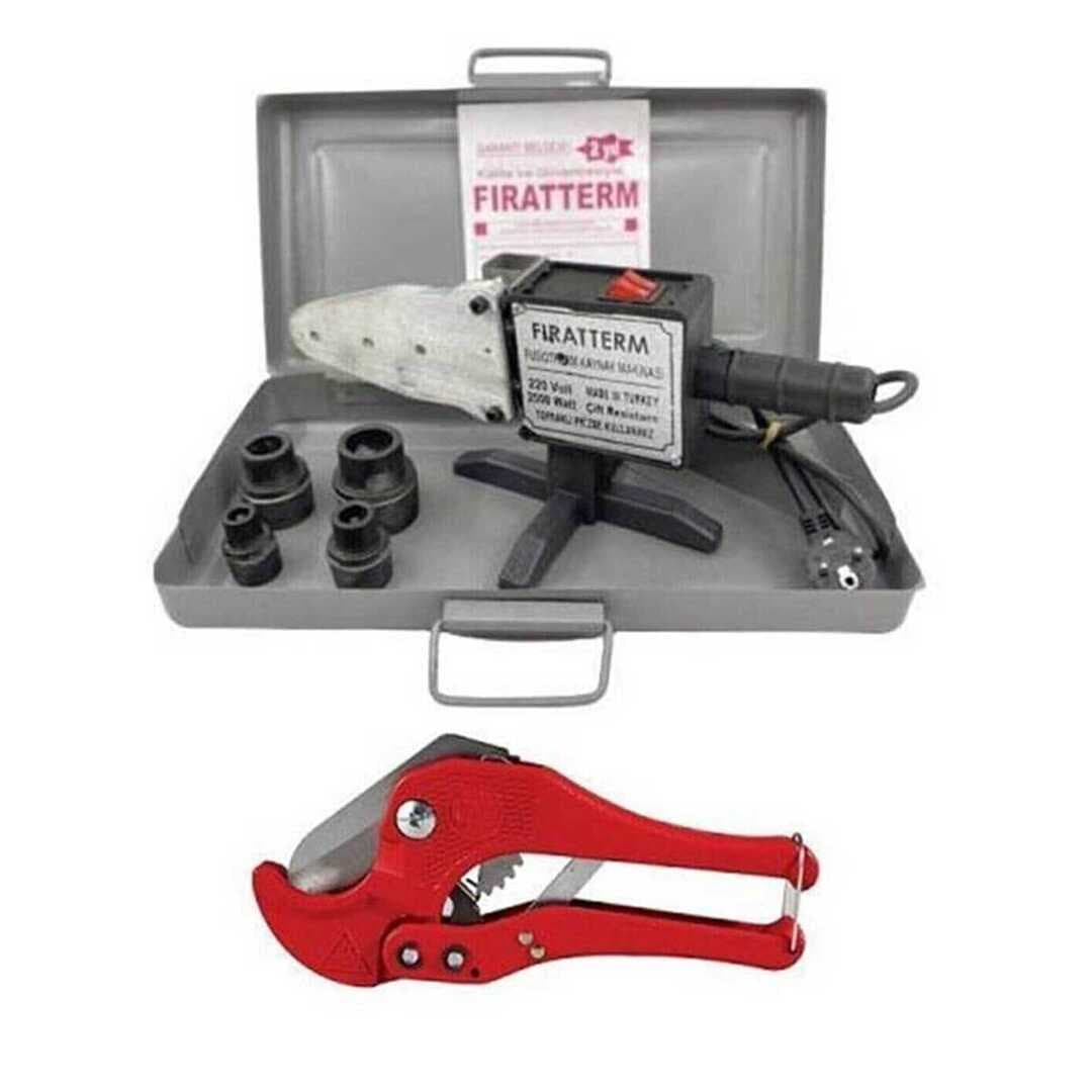 Fıratterm 2500W Pvc Pafta Plastik Boru Tesisat Kaynak Makinesi (5430)